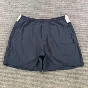 Birddogs Gym Shorts Mens 3XL Navy Blue Tan 7" Inseam Lined Athletic Workout Gym